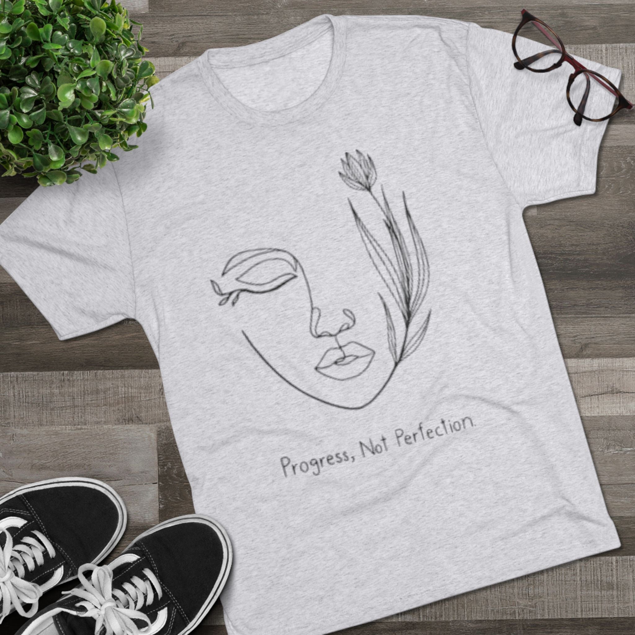 Embrace Progress Unisex Tee - Motivational Shirt, Self-Improvement Gift, Inspirational Apparel, Positive Vibes Tee, Casual Wear